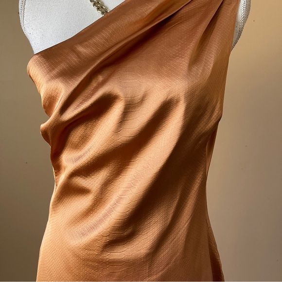 HANEY | Valentina Python Mini Dress Sz 10 - Picture 3 of 8